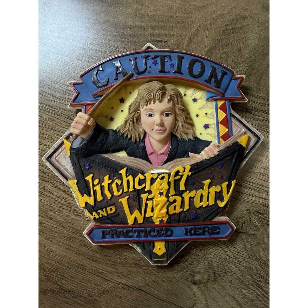 Harry Potter Hermione Granger Witchcraft & Wizardry Wall Plaque By Enesco